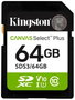 Kingston Canvas Select Plus 64 GB SDXC Clase 10 UHS-I