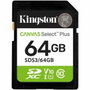 Kingston Canvas Select Plus 64 GB SDXC Clase 10 UHS-I
