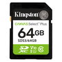 Kingston Canvas Select Plus 64 GB SDXC Clase 10 UHS-I