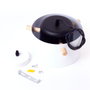 SKD Lámpara Colgante Averie Madera Acero 1xE27 Sin Bombilla Blanco SKD-P1013-W