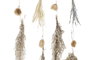 DKD Home Decor Decoración Colgante Flor Seca 52x4x122 (Surtido de 2)