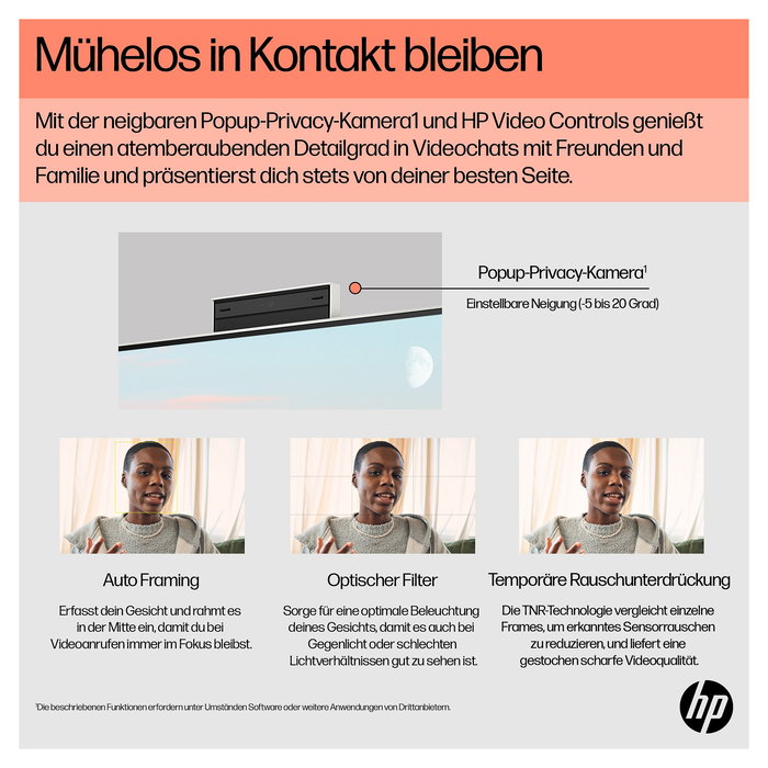 HP AIO PC All-in-One 24-cr0109ng - Pantalla 23.8 - Procesador AMD Ryzen 5 7520U - 16GB RAM - 512GB SSD - Windows 11 Home