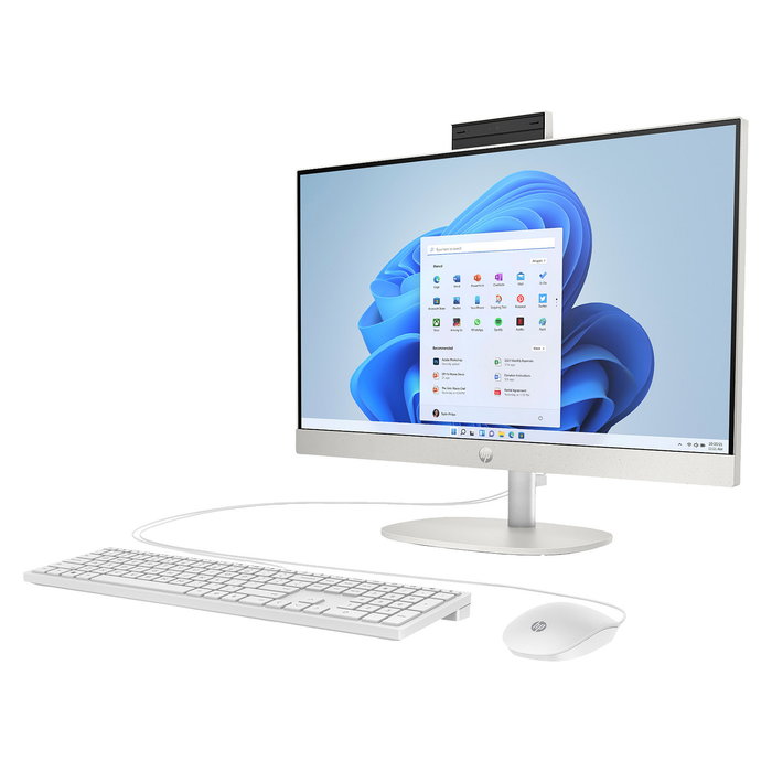 HP AIO PC All-in-One 24-cr0109ng - Pantalla 23.8 - Procesador AMD Ryzen 5 7520U - 16GB RAM - 512GB SSD - Windows 11 Home