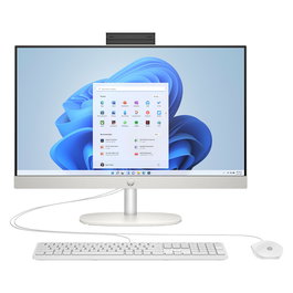 HP AIO PC All-in-One 24-cr0109ng - Pantalla 23.8 - Procesador AMD Ryzen 5 7520U - 16GB RAM - 512GB SSD - Windows 11 Home
