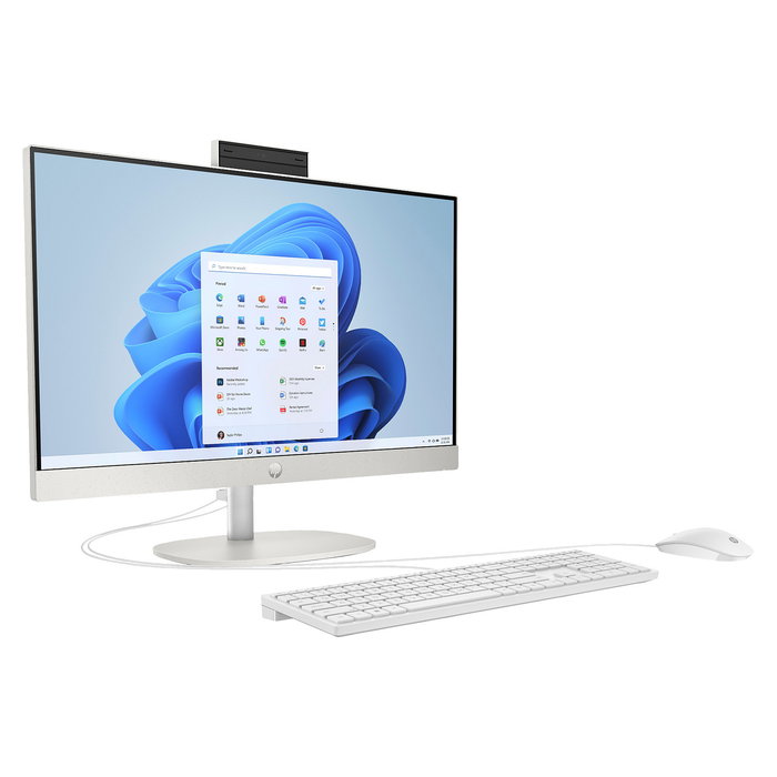 HP AIO PC All-in-One 24-cr0109ng - Pantalla 23.8 - Procesador AMD Ryzen 5 7520U - 16GB RAM - 512GB SSD - Windows 11 Home