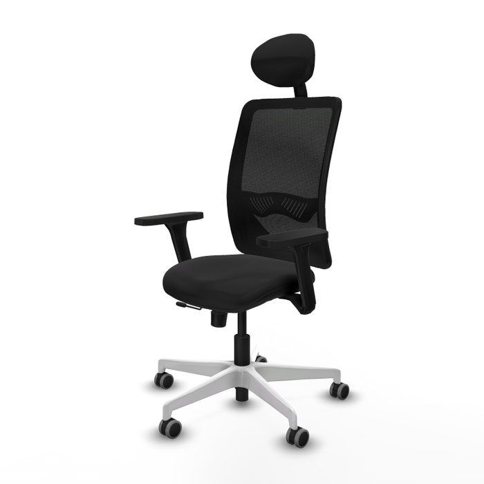 PIQUERAS Y CRESPO Silla de oficina Zulema con mecanismo Sincro/Traslack y Brazos 3D, Negro PIQUERAS Y CRESPO Silla de oficina Zulema con mecanismo Sincro/Traslack y Brazos 3D, Negro