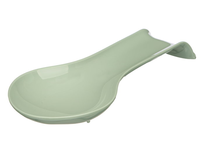 Kinvara Reposacuchara de Plástico Surtidos, Beige, Rosa, Verde - 11x26.5x3 cm (Set de 48)