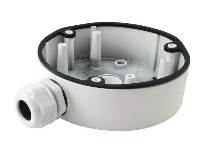 LevelOne CAS-7319 Caja de conexiones y montaje interior para cámara de seguridad FCS-3085, color blanco, aluminio