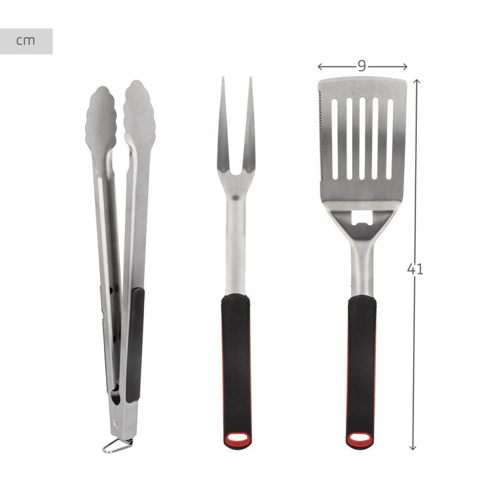Aktive Set de 3 accesorios para barbacoa