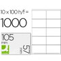 Q-connect Etiquetas adhesivas KF10658 105x57 mm