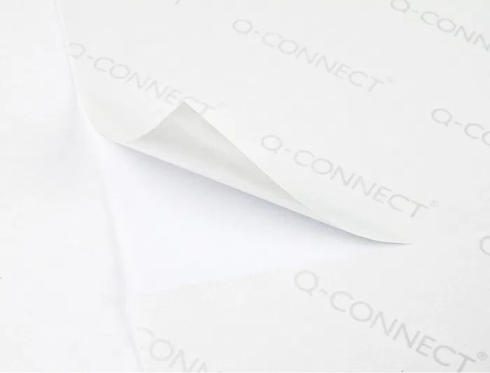 Q-connect KF10658 Etiqueta Adhesiva 105x57 mm para Láser Ink-jet Fotocopiadora, Caja 100 Hojas Din A4