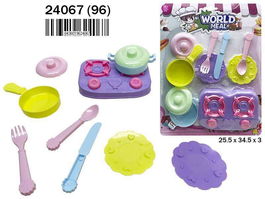 Rama Cocina con Accesorios en Blister