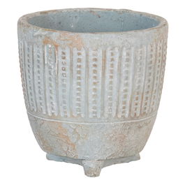Macetero Cemento Decoración 14 X 14 X 14 cm (Set de 4)