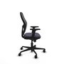PIQUERAS Y CRESPO Silla de oficina Jorquera Gris oscuro/Negro
