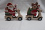 DKD Home Decor Figura de Madera Moto Vespa Surtido de 2 Unidades