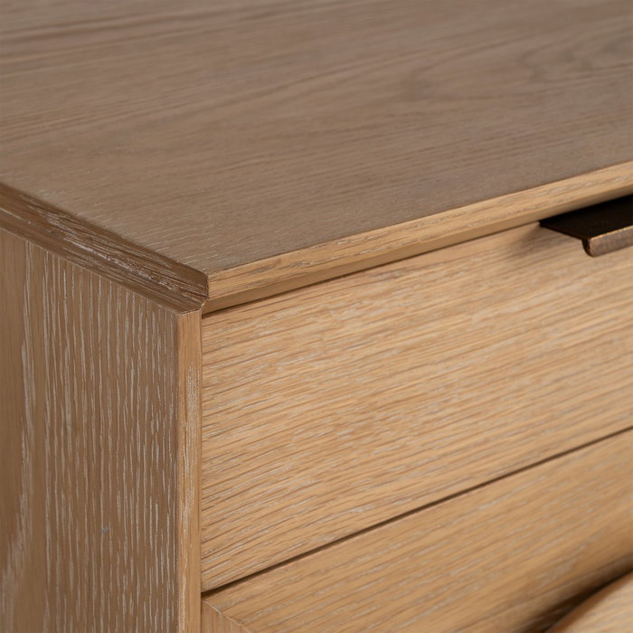Ixia Aparador de Madera de Roble Natural 240 x 40 x 77 cm Ixia Aparador de Madera de Roble Natural 240 x 40 x 77 cm