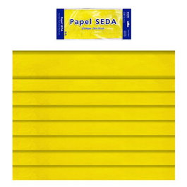 Papel Seda Dohe 25H 50X70 Cm Amarillo