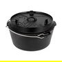 Petromax Feuertopf ft9 Olla de Hierro Fundido con Tapa, 7.5 Litros, Color Negro, 364 x 312 x 192 mm