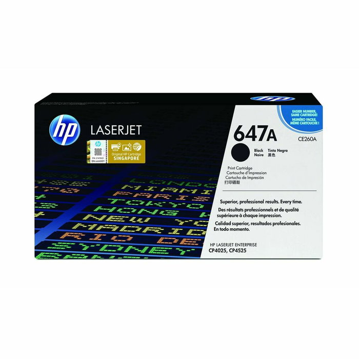 HP Cartucho de tóner 647A Negro (CE260A) Original
