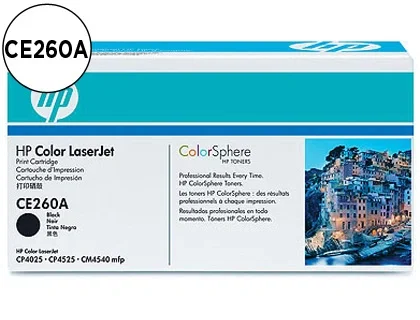 HP Cartucho de tóner 647A Negro (CE260A) Original