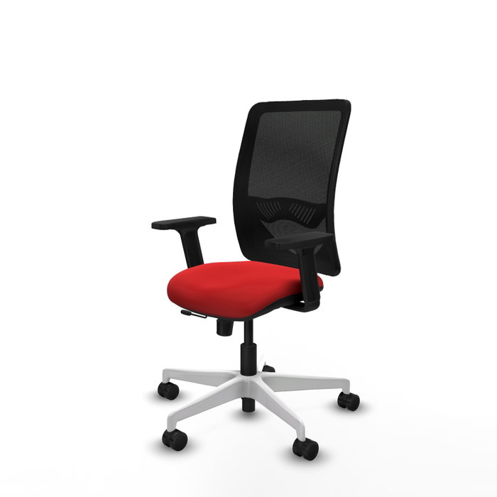 PIQUERAS Y CRESPO Silla de oficina Zulema con mecanismo Sincro/Traslack, Rojo/Negro PIQUERAS Y CRESPO Silla de oficina Zulema con mecanismo Sincro/Traslack, Rojo/Negro