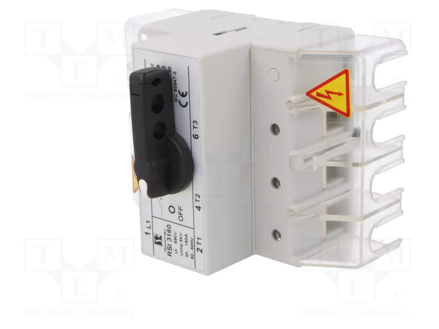 SPAMEL RSI-3160-W02 Interruptor de aislamiento de 3 polos, 160A, 400VAC SPAMEL RSI-3160-W02 Interruptor de aislamiento de 3 polos, 160A, 400VAC