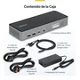 StarTech.com Docking Station Universal USB-C de 3 Pantallas PD 140W 4K DK30C2DPEPRUE Gris