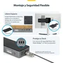 StarTech.com Docking Station Universal USB-C de 3 Pantallas PD 140W 4K DK30C2DPEPRUE Gris