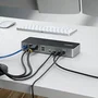 StarTech.com Docking Station Universal USB-C de 3 Pantallas, 140W, Gris