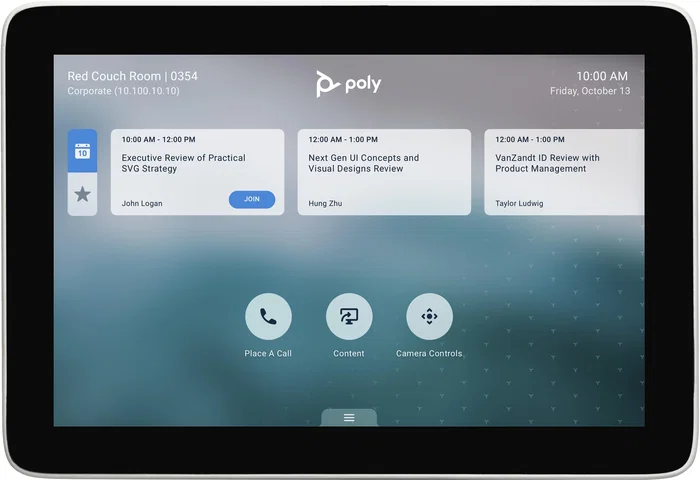 Poly Poly TC8 Touch Controller Blanco - Controlador Táctil para Videoconferencias Poly Poly TC8 Touch Controller Blanco - Controlador Táctil para Videoconferencias
