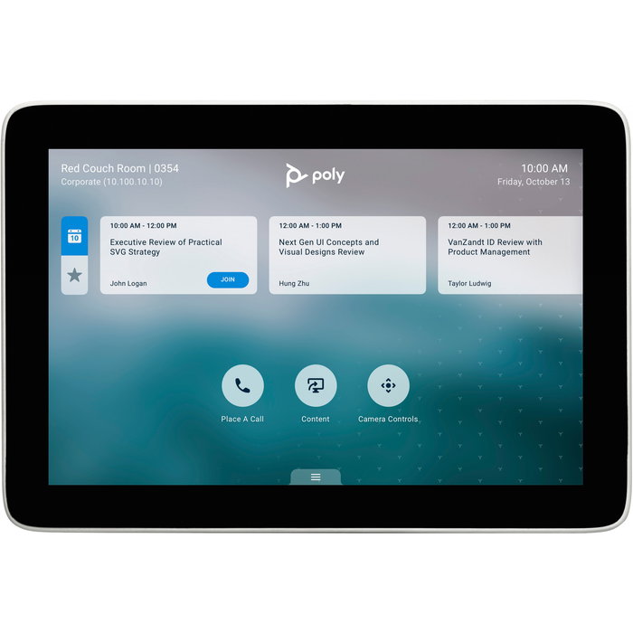 Poly TC8 Touch Control para Poly Studio X y G7500 – Controlador Táctil Color Negro/Blanco con RJ-45 Poly TC8 Touch Control para Poly Studio X y G7500 – Controlador Táctil Color Negro/Blanco con RJ-45