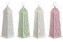 DKD Home Decor Farola Blanco Verde 13 x 43 x 13 cm (4 Unidades)