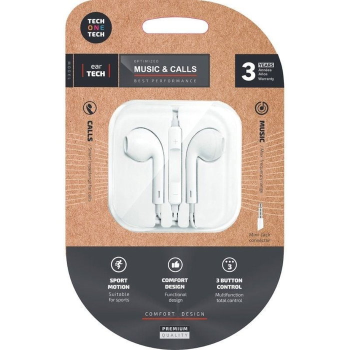 Tech One Tech Eartech TEC1001 Blanco Tech One Tech Eartech TEC1001 Blanco