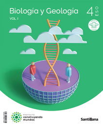 SANTILLANA, BIOLOGÍA Y GEOLOGÍA 4ºESO. TRIMESTRAL. CONSTRUYENDO MUNDOS 2023