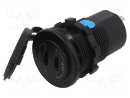 ESOL Alimentador USB para Coche con 2 Puertos USB C