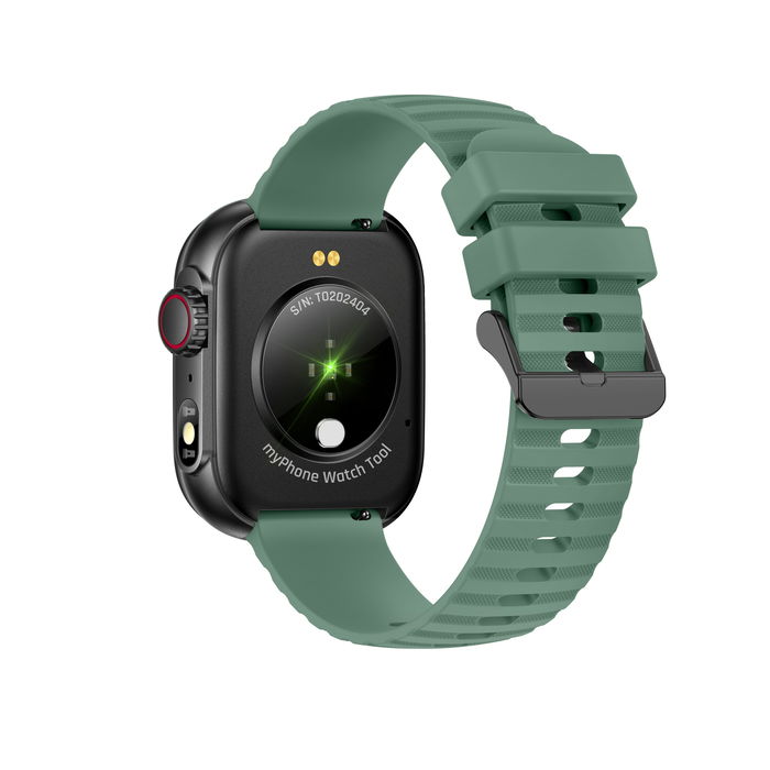 Myphone Watch Tool Smartwatch, Reloj Inteligente Resistente al agua IP67 con Pantalla 2.01", Monitor de Frecuencia Cardíaca, Sueño, Podómetro, Batería Larga Duración, Bluetooth