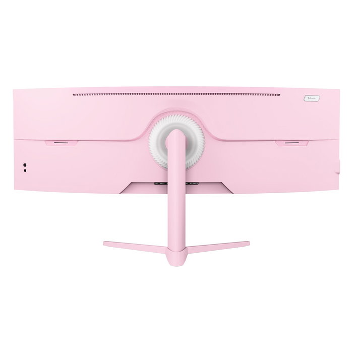 Arozzi Nova 49" Curved Monitor Gaming, Pantalla VA 5120 x 1440 Dual QHD, 165Hz, 4ms, 1500R, Altavoces, HDMI 2.1, DisplayPort, Rosa
