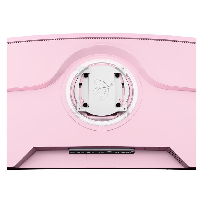 Arozzi Nova 49" Curved Monitor Gaming, Pantalla VA 5120 x 1440 Dual QHD, 165Hz, 4ms, 1500R, Altavoces, HDMI 2.1, DisplayPort, Rosa