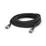 Ubiquiti UISP Cable de Red Exterior CAT5e STP, Conectores RJ-45 Blindados, Resistente a la Intemperie, 8 Metros, Negro