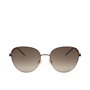 Hugo Boss BOSS 1161/S Gafas de Sol para Mujer Cat-Eye - Acero Inoxidable, Lente 58 mm, Puente 18 mm, Patilla 145 mm