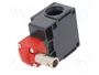 PIZZATO ELETTRICA Interruptor de seguridad de bisagra FZ NC + NA gris y rojo