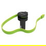 RealPower Cargador de Coche 5V 4.8A con 2 Puertos USB (1xUSB 1xMicro-USB) y Cable Integrado de 0.58 m - Negro y Verde, Ref: 257635