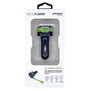 Realpower Cargador de coche 257635 con cable USB integrado y 2 puertos