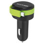 Realpower Cargador de coche 257635 con cable USB integrado y 2 puertos