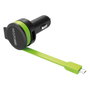 Realpower Cargador de coche 257635 con cable USB integrado y 2 puertos