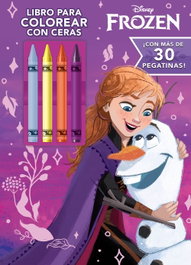 DISNEY LIBROS, Frozen. Libro para colorear con ceras - Disney