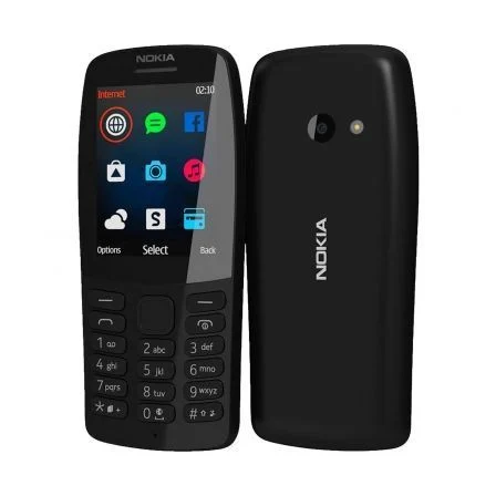 Teléfono Móvil Nokia 210/ Negro