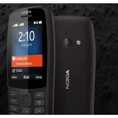 Teléfono Móvil Nokia 210/ Negro