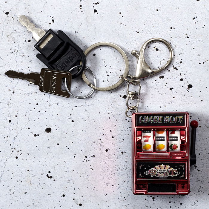 Mister Gadget Llavero Máquina Tragaperras Colección Casino Colores Surtidos