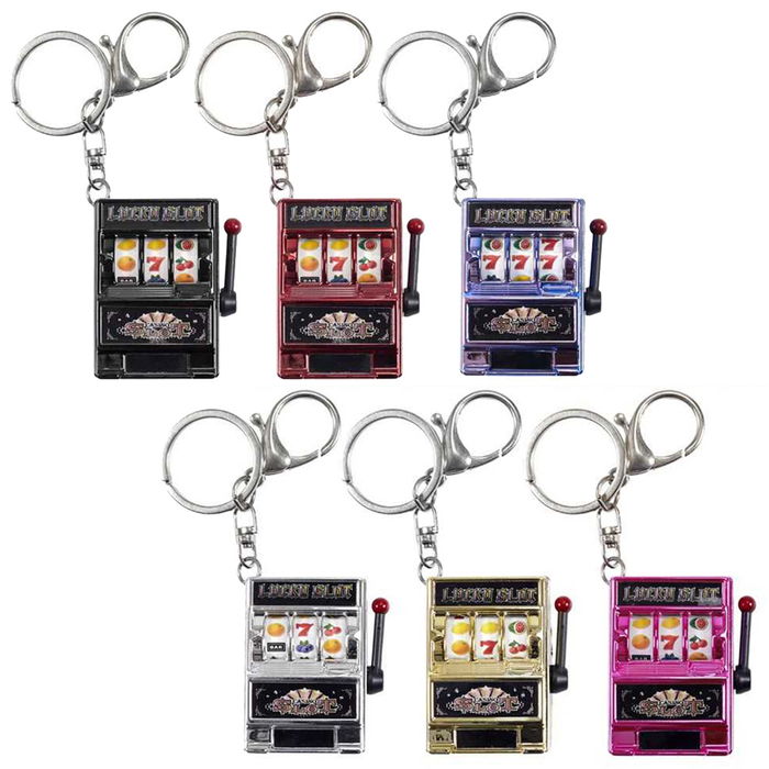 Mister Gadget Llavero Máquina Tragaperras Colección Casino Colores Surtidos